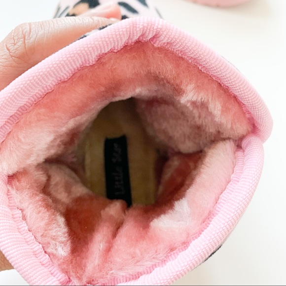 Little Star Pink Leopard Boots Warm-92F - Picture 8 of 9